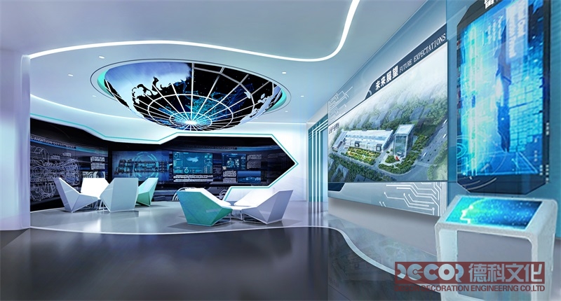 固定式企業展館裝修如何設計接待區